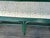 1970s Palm Beach Style Green Lacquered Bench With Floral Upholstery For Sale In Miami - Image 6 of 10