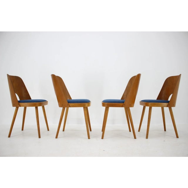 Oswald Haerdtl Dining Chairs by Oswald Haerdtl, 1960s, Set of 4 For Sale - Image 4 of 6