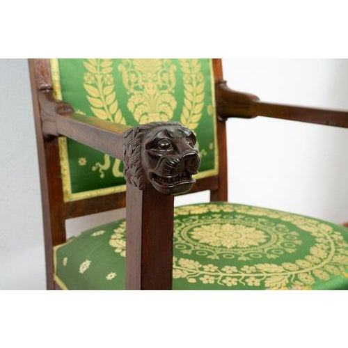 Antique French Armchair, 19th Century For Sale - Image 3 of 5