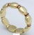 Mid-Century Modern Faraone 18kt Gold Expandable Cuff Italian For Sale - Image 3 of 10