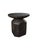 Sculptural Suar Wood Side Table, Espresso Finish Modern Organic For Sale - Image 4 of 6