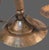 Vintage Arts & Crafts Hand Hammered Copper Three Light Candle Holder For Sale - Image 9 of 11