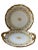 Antique Limoges Heavy Gold Double Handle Daisy Chain Charger and Round Platter Set- 2 Pieces For Sale - Image 13 of 13