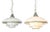 Glass Sistrah P4 Pendant Light from Otto Muller, 1930s For Sale