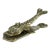 C.1960's Mid-Century Brass Koi Fish Letter Clip/Holder For Sale
