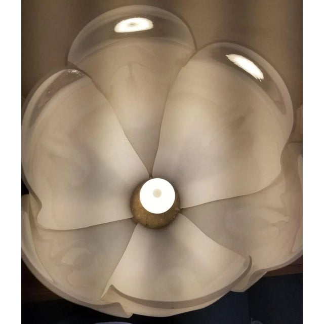 Oversized Acrylic Tulip Lamp in the Style of Roger Rougier For Sale In Los Angeles - Image 6 of 10