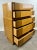 Mid-Century Modern R-Way Birdseye Maple Highboy Chest of 5 Drawers For Sale In New York - Image 6 of 18