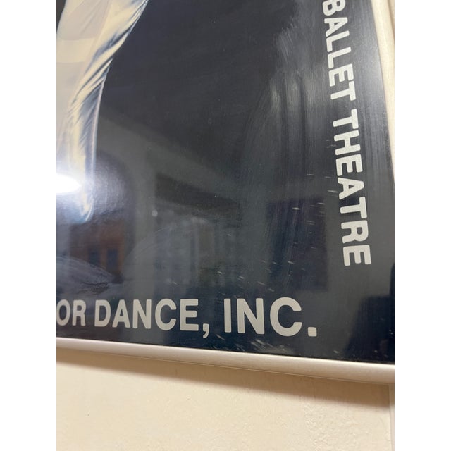 Fund for Dance by Kenn Duncan Vintage Large Framed 1980s Poster For Sale - Image 12 of 12