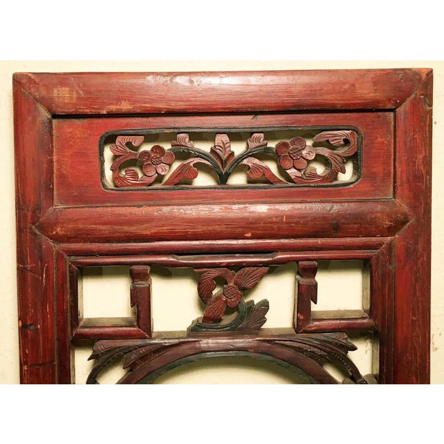 Antique Chinese Screen Panels 3571 Cunninghamia Wood, 1800-1849 - Set of 2 For Sale - Image 12 of 12