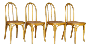 N°A 738 Bistro Chairs from Thonet, 1920, Set of 4