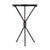 2020s Lucca 14 in. W Round Aluminum and Iron Side Table with Tripod Shaped Base, Metalworks For Sale - Image 5 of 8