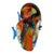 Large Blown Glass Tropical Fish Sculpture Murano Labeled, 1960s For Sale