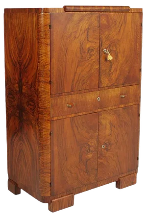 Burl Walnut Sideboard by Osvaldo Borsani for Atelier Borsani Varedo, 1930s