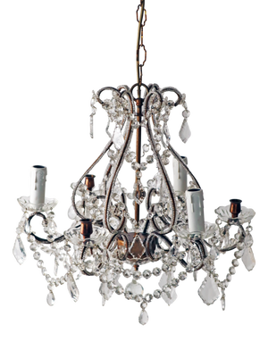 Italian Chandelier in Crystal