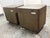 Wood Restoration Hardware Ciro Closed Nightstands, Pair For Sale - Image 7 of 12