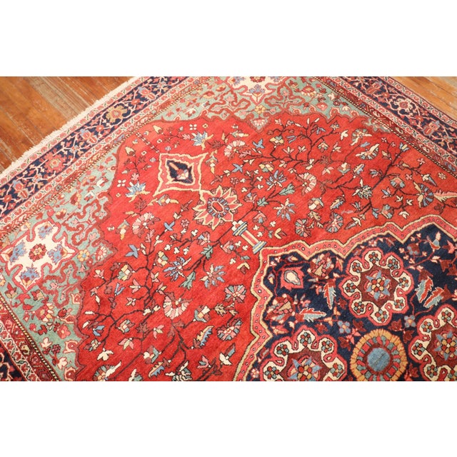 Antique Sarouk Ferehan Rug - 6'11" x 10' For Sale - Image 10 of 12