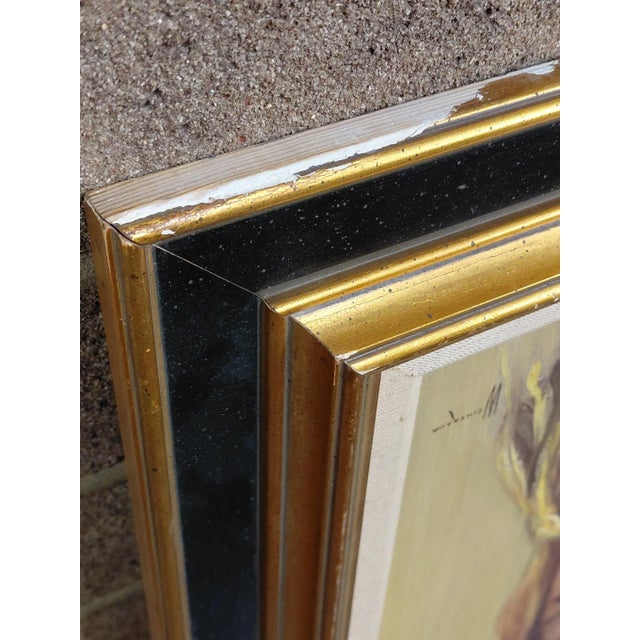 Framed Signed William Weintaraub Oil on Canvas "Beduin Boy" For Sale - Image 10 of 14