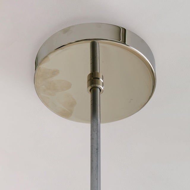 Early 20th Century Italian Murano Satin Glass Pendant Light Attributed to Carlo Scarpa, 1935 For Sale - Image 5 of 6