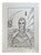 Philippe Druillet, Warrior, 2020, Pencil For Sale