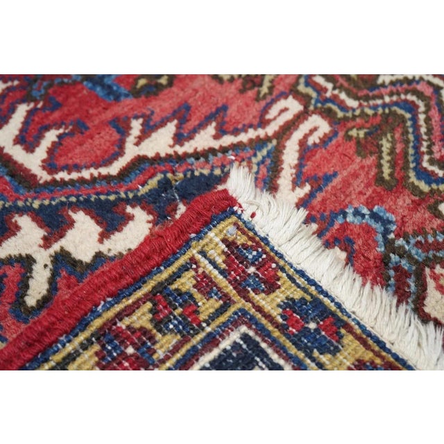 Vintage Heriz Rug 7'9'' x 11'2'' For Sale - Image 9 of 10