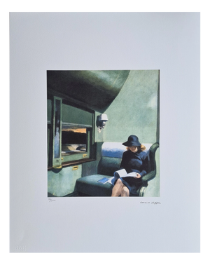 After Edward Hopper, Compartment, 1990s, Ink and Pencil and Paper