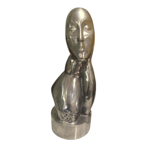 Mid 20th Century Brancusi Style Freeform Bust