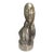 Mid-Century Modernist Brancusi-Style Freeform Polished Metal Figural Bust For Sale