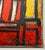 Jadden Massanet "Abstraction Red & Black" Abstract Oil Painting on Canvas For Sale - Image 4 of 6
