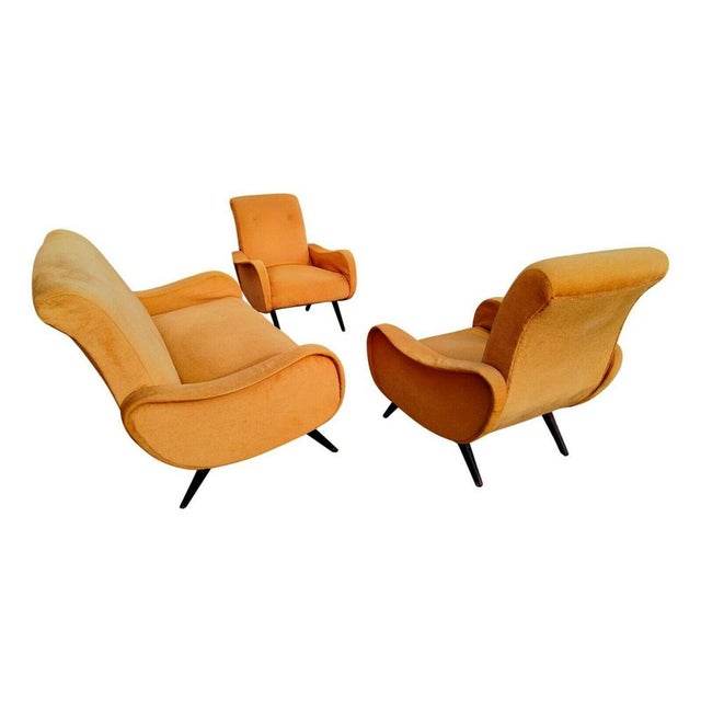 Sofa and Armchairs, 1960s, Set of 3 For Sale - Image 6 of 9