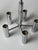 Silver Spaceage Chandelier by Hustadt, Germany, 1970s For Sale - Image 8 of 12