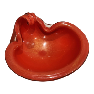 Vintage Murano Bambini Style Clear Shell Bowl