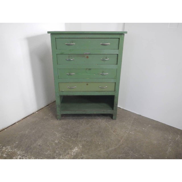 Industrial Textile Industry Chest of Drawers, 1960 For Sale - Image 3 of 12