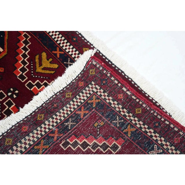 Vintage Shiraz Rug 1'8'' x 3'10'' For Sale - Image 9 of 9