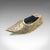 Metal Pair of Small Vintage Slipper Ashtrays, Indian Brass Cigarette Rest, Mid Century For Sale - Image 7 of 9