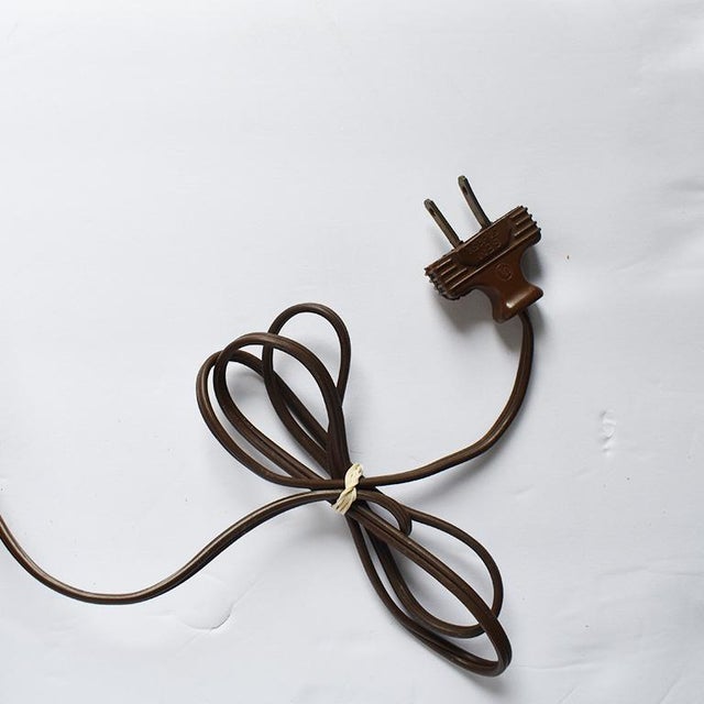 Vintage Brown Mid Century Modern Metal Desk Library or Task Lamp For Sale - Image 4 of 5