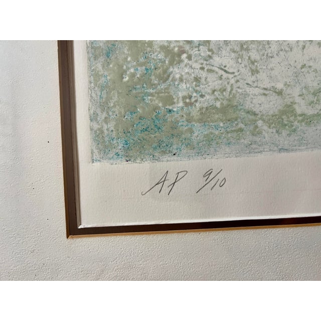 1980s 1981 Embossed Colored Etching "The Overlords" by Meredith Miller, Framed For Sale - Image 5 of 8