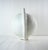 Ceramic Minimalist White Studio Pottery Vase — Split Sphere Globe Form, Signed For Sale - Image 7 of 17