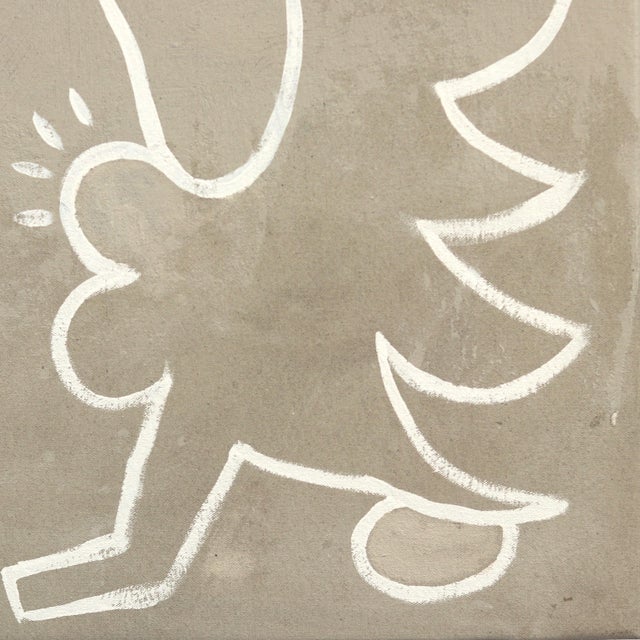 2020s Make It Rain - Tall Colorful Abstract Organic Shape Art on Canvas Original Artwork by Rue Bootay For Sale - Image 5 of 9