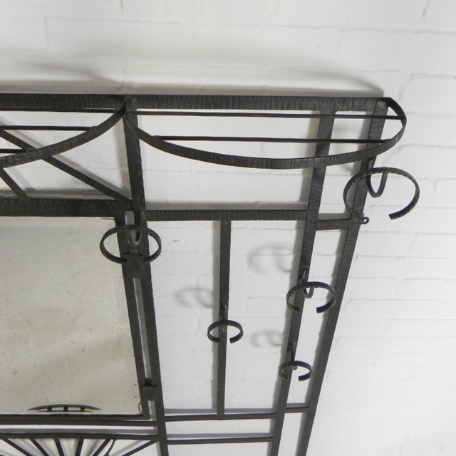 Large Art Deco Standing Wall Coat Rack, 1930s For Sale - Image 11 of 18