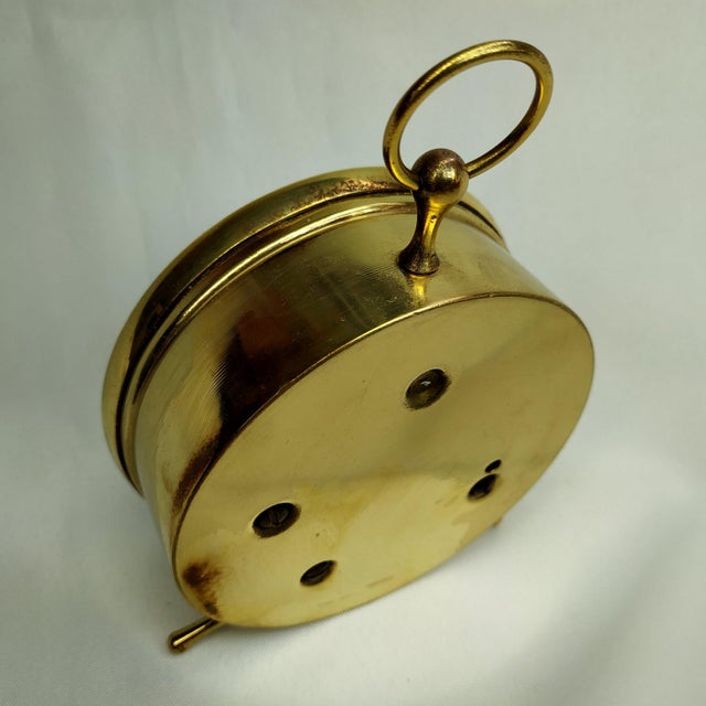 A French Brass Cased Barometer, by Phbn (Pertuis Hulot Bourgeois Naudet), 20th Century For Sale - Image 4 of 7