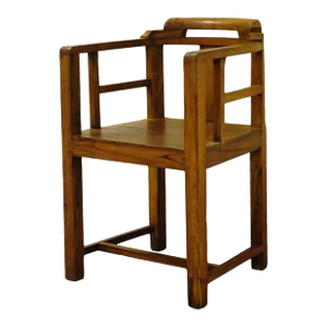 Vintage Solid Teak Wood Side Chair