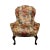Vintage Chippendale Style Custom Mahogany Ball & Claw Wing Chair For Sale - Image 13 of 13