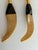 Brass 1970s Vintage Hollywood Regency Horn & Brass Magnifying Glass & Letter Opener Desk Set For Sale - Image 8 of 9