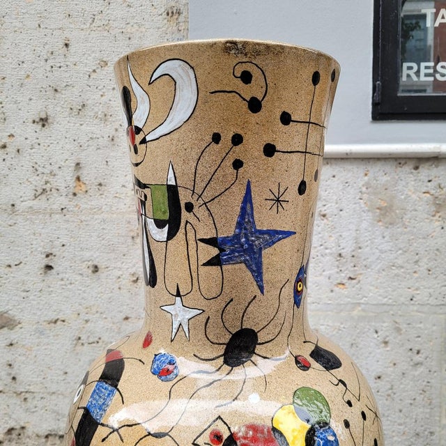 Miró Vase in Glazed Ceramic by Renata, Spain, 1993 For Sale - Image 16 of 18