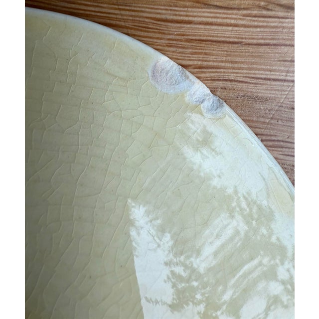 Yellow Set of 4 1920s Art Deco Limoges Golden Glow Lunch Plates For Sale - Image 8 of 8