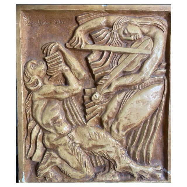 Antoine Bourdelle, Music Bas-Relief, 1908, Plaster For Sale