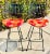 Pair of Mid 20th Century Modern Wrought Iron Swivel Barstools in the Style of Arthur Umanoff For Sale - Image 10 of 10