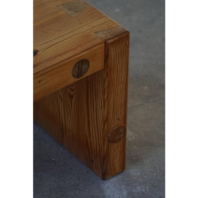 Wood Modern Swedish Bench Early Model Zink by Roland Wilhelmsson, 1972 For Sale - Image 7 of 17