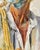 1950s 1954 A. Shitzas Mid-Century Earth Oil Portrait Painting - 1 Pc For Sale - Image 5 of 18