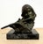 Stanley Bleifeld, Bronze Sculpture Flutist American Modernist Art Stanley Bleifeld Girl with Flute, c.1970 For Sale - Image 10 of 16